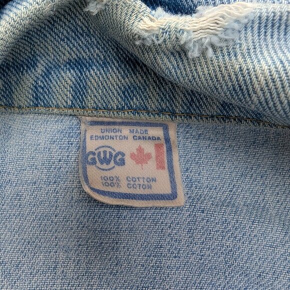 Vintage GWG Union Made Jean Jacket Made in Canada - Picture 6 of 11